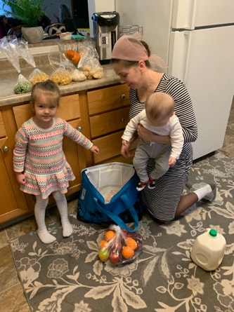 Iryana and her baby, both are happy