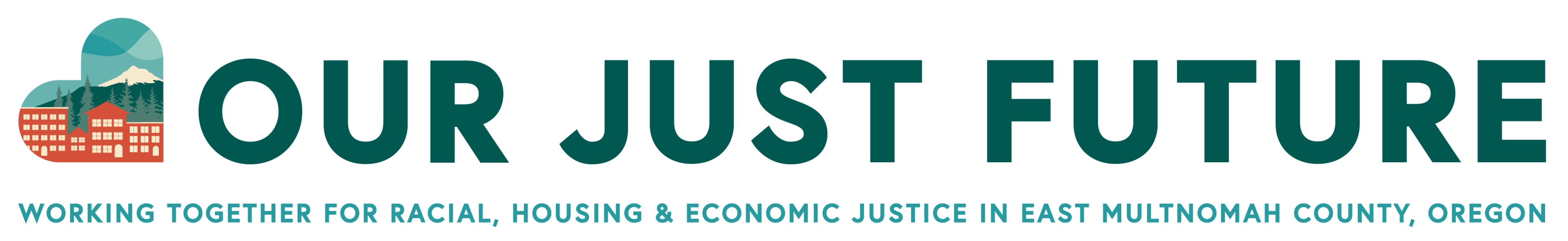 Our Just Future logo